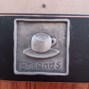 FRIENDS Coffee photo frame Black Silver